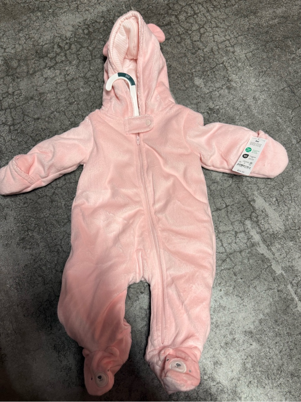 baby girl footie